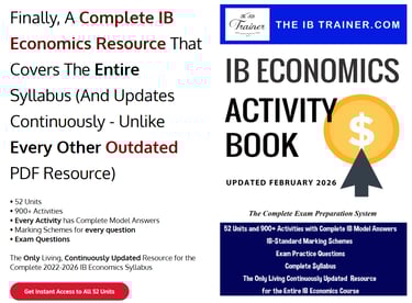 IB Economics Activity Book Promo Theibtrainer.com