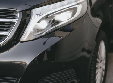 Professional long distance transfer services in Thessaloniki with luxury Mercedes V-Class.