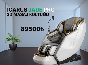 icarus jade pro türkiye'deki tek yeşim taşlı masaj koltuğu