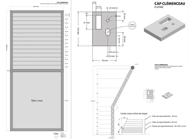 Plan technique vectoriel