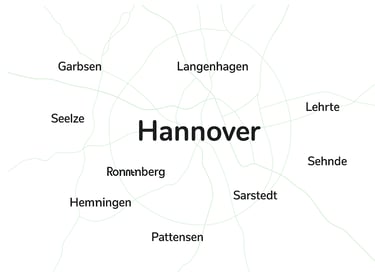 Einsatzgebiet von der mobile Tierheilpraxis Sikorska