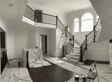 painted foyer walls ceiling