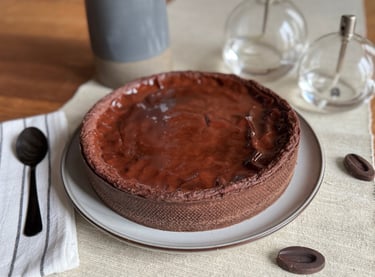 Flan pâtissier au chocolat