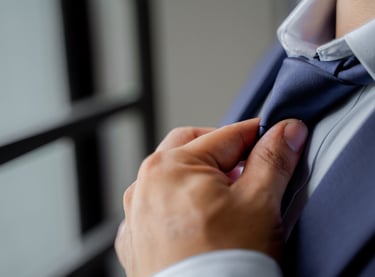 Tie tying self presentation and deportment