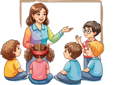 Educators practicing teaching skills in LevelUp Online Education’s immersive classroom.