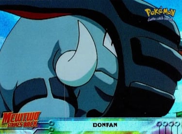 11 Donphan Topps Pokémon The First Movie rainbow foil