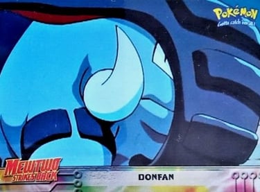 11 Donphan Topps Pokémon The First Movie silver foil