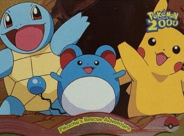 12 Pikachu's Rescue Aventure Topps Pokémon The Movie 2000 silver foil