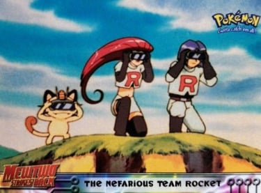 12 The Nefarious Team Rocket Topps Pokémon The First Movie