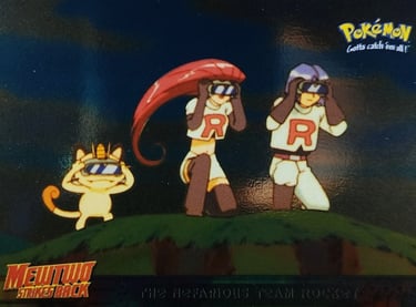 12 The Nefarious Team Rocket Topps Pokémon The First Movie silver foil