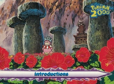 13 Introductions Topps Pokémon The Movie 2000