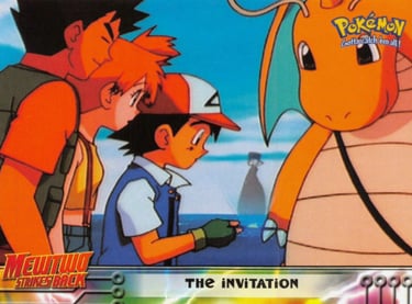13 The Invitation Topps Pokmon The First Movie