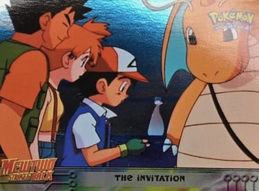 13 The Invitation Topps Pokmon The First Movie silver foil