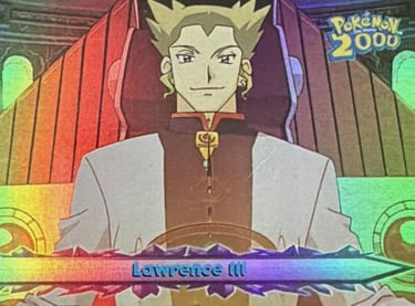 14 Lawrence 3 Topps Pokémon The Movie 2000 rainbow foil