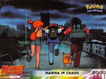 14 Marina in Chaos Topps Pokmon The First Movie