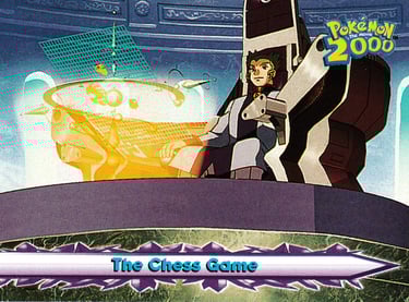 15 The Chess Game Topps Pokémon The Movie 2000