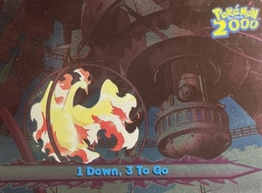 16 1 Down 3 To Go Topps Pokémon The Movie 2000 silver foil