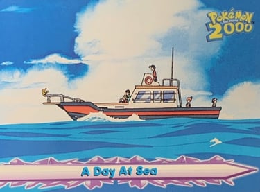 17 A Day At Sea Topps Pokémon the Movie 2000