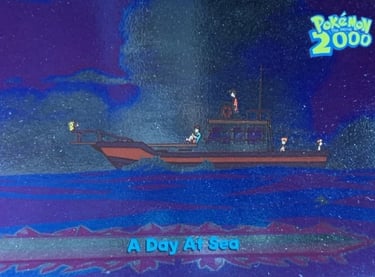 17 A Day At Sea Topps Pokémon the Movie 2000 silver foil