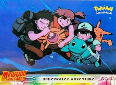17 Underwater Adventure Topps Pokémon The First Movie