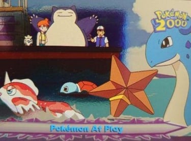 18 Pokemon At Play Topps Pokémon The Movie 2000 silver foil