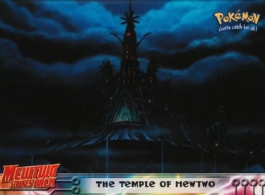 18 The Temple of Mewtwo Topps Pokémon The First Movie
