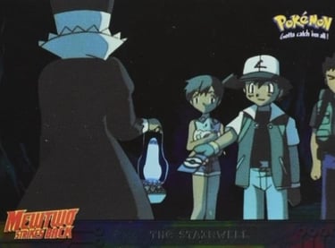 19 The Stairwell Topps Pokémon The First Movie silver foil