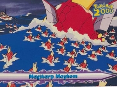 20 Magicarp Mayhen Topps Pokémon The Movie 2000