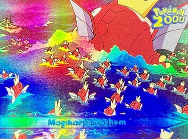 20 Magicarp Mayhen Topps Pokémon The Movie 2000 silver foil