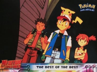 20 The Best Of The Best Topps Pokémon The First Movie