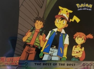 20 The Best Of The Best Topps Pokémon The First Movie silver foil