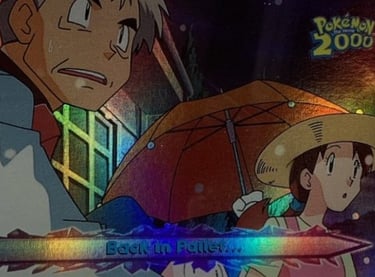 21 Back In Pallet... Topps Pokémon The Movie 2000 rainbow foil