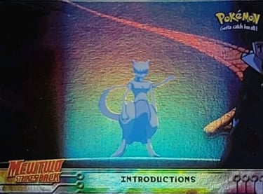 21 Introductions Topps Pokémon The First Movie rainbow foil
