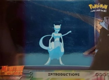 21 Introductions Topps Pokémon The First Movie silver foil