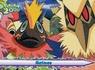 22 Natives Topps Pokémon The Movie 2000