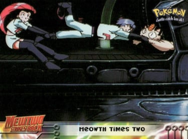 23 Meowth Time Two Topps Pokémon The First Movie