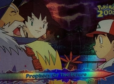 23 Prophecy Of The Future Topps Pokémon the movie 2000 rainbow foil