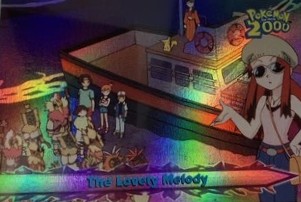 24 The Lovely Melody Topps Pokémon The Movie 2000 rainbow foil