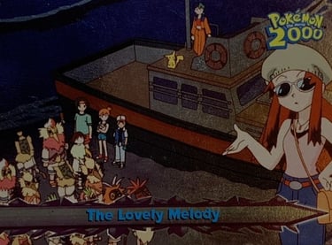 24 The Lovely Melody Topps Pokémon The Movie 2000 silver foil