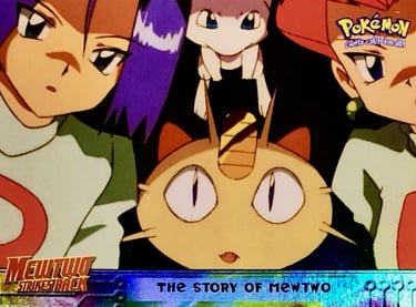 24 The Story of Mewtwo Topps Pokémon The First Movie rainbow foil