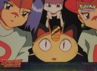 24 The Story of Mewtwo Topps Pokémon The First Movie silver foil