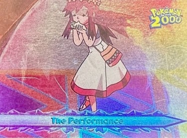 25 The Performance Topps Pokémon The Movie 2000 rainbow foil