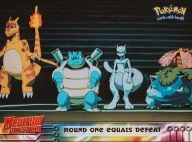 26 Round one Equals Defeat Topps Pokémon The First Movie