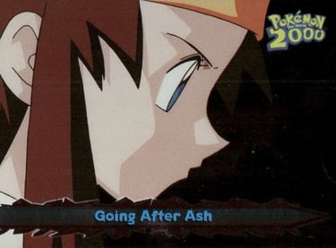 28 Going After Ash Topps Pokémon The Movie 2000 silver foil