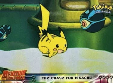 28 The Chase For Pikachu Topps Pokémon The First Movie