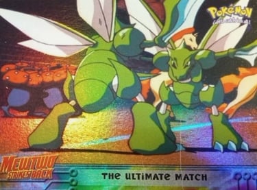 34 The Ultimate Match Topps Pokémon The First Movie rainbow foil