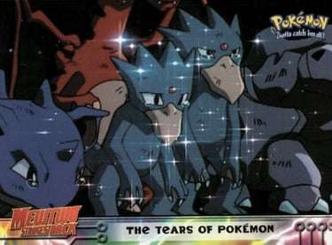 37 The Tears of Pokémon Topps Pokémon The First Movie
