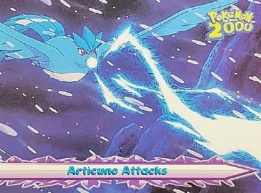38 Articuno Attacks Topps Pokémon The Movie 2000