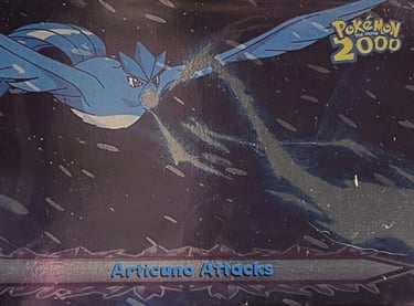 38 Articuno Attacks Topps Pokémon The Movie 2000 silver foil