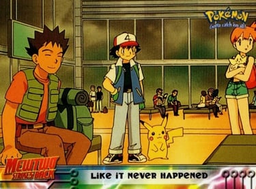 40 Like It Never Happened Topps Pokémon The First Movie